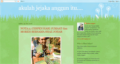 Desktop Screenshot of jejakaanggun.blogspot.com