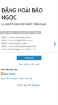 Mobile Screenshot of danghoaibaongoc.blogspot.com