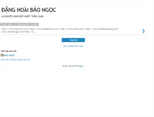 Tablet Screenshot of danghoaibaongoc.blogspot.com