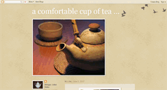 Desktop Screenshot of acomfortablecupoftea.blogspot.com
