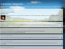 Tablet Screenshot of integracioncolcarmen-sena.blogspot.com