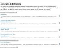 Tablet Screenshot of librariesandmuseums.blogspot.com