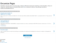 Tablet Screenshot of encuestaspagas.blogspot.com