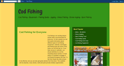 Desktop Screenshot of codfishing-info.blogspot.com