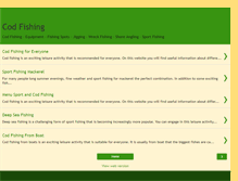 Tablet Screenshot of codfishing-info.blogspot.com