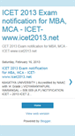 Mobile Screenshot of icet2013-14.blogspot.com