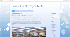 Desktop Screenshot of forestcreekcoyotech.blogspot.com