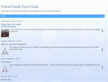 Tablet Screenshot of forestcreekcoyotech.blogspot.com