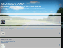 Tablet Screenshot of jesus-needs-money.blogspot.com