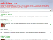 Tablet Screenshot of amicisantalucia.blogspot.com