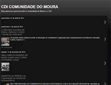 Tablet Screenshot of cdicomunamoura.blogspot.com