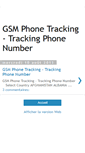 Mobile Screenshot of gsm-phone-tracking.blogspot.com