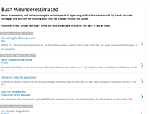 Tablet Screenshot of bushmisunderestimated.blogspot.com