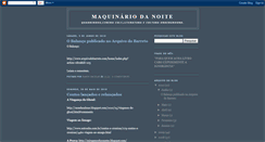 Desktop Screenshot of maquinariodanoite.blogspot.com