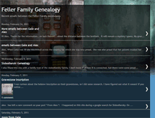Tablet Screenshot of fellergenealogy.blogspot.com