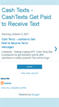 Mobile Screenshot of cashtexts.blogspot.com