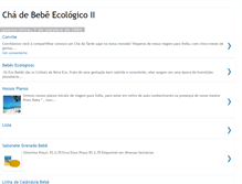 Tablet Screenshot of chadebebeecologico2.blogspot.com