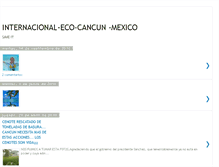 Tablet Screenshot of internacionalecocancun-mexico.blogspot.com
