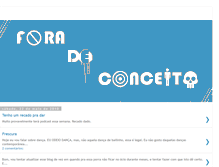 Tablet Screenshot of foradeconceito.blogspot.com