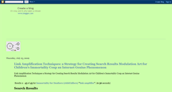 Desktop Screenshot of linkamplification.blogspot.com