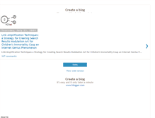 Tablet Screenshot of linkamplification.blogspot.com