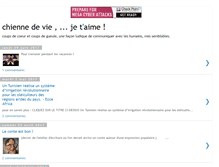 Tablet Screenshot of chiennedeviejetaime.blogspot.com