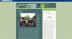 Desktop Screenshot of justaddwater24.blogspot.com