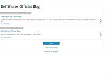 Tablet Screenshot of delshores.blogspot.com