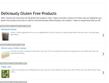 Tablet Screenshot of delicioslygfproducts.blogspot.com