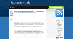 Desktop Screenshot of marketingartikel.blogspot.com