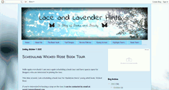 Desktop Screenshot of laceandlavenderhints.blogspot.com