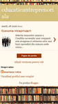 Mobile Screenshot of educatieantreprenoriala.blogspot.com