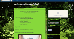 Desktop Screenshot of calentamiento-global15.blogspot.com