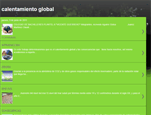 Tablet Screenshot of calentamiento-global15.blogspot.com