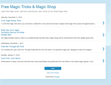 Tablet Screenshot of freemagictricksmagicshop.blogspot.com