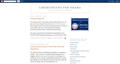 Desktop Screenshot of libertarianobama.blogspot.com