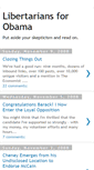 Mobile Screenshot of libertarianobama.blogspot.com