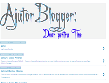 Tablet Screenshot of ajutorblogger.blogspot.com