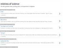 Tablet Screenshot of mistressofscience.blogspot.com