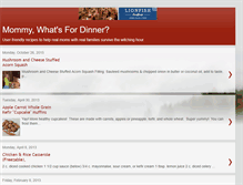 Tablet Screenshot of mommywhatsfordinner.blogspot.com