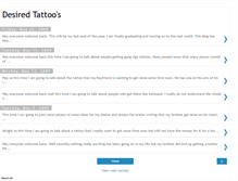 Tablet Screenshot of desiredtattoos.blogspot.com