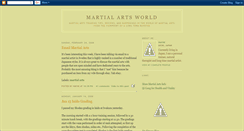 Desktop Screenshot of martial-arts-world.blogspot.com