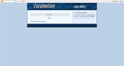 Desktop Screenshot of locomotionracing.blogspot.com