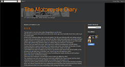 Desktop Screenshot of motorcyclediary-laprete.blogspot.com