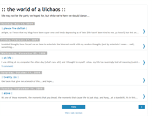 Tablet Screenshot of lilchaos.blogspot.com