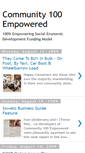 Mobile Screenshot of community100.blogspot.com