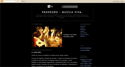 Desktop Screenshot of pannegro.blogspot.com