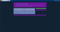 Desktop Screenshot of lavendermoonherbs.blogspot.com