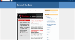 Desktop Screenshot of internetdotcom.blogspot.com