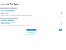 Tablet Screenshot of internetdotcom.blogspot.com
